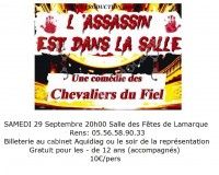 Soirée Théâtre : L'Assassin est dans la salle