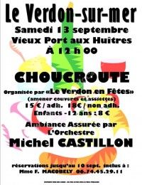 Déjeuner Choucroute