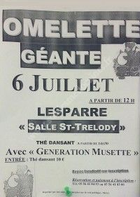 Omelette Géante & Thé Dansant