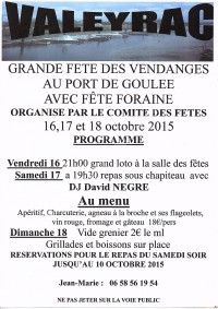 Fête des Vendanges 2015