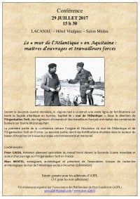 Conférence Le Mur de l'Atlantique