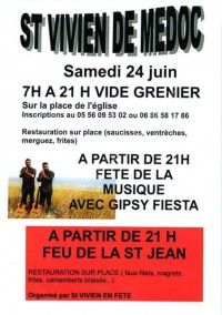 Vide-Grenier - Fête de la Musique - Feu de la St-Jean