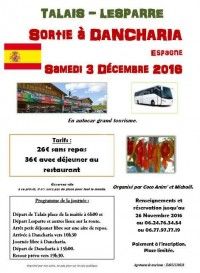 Sortie à Dancharia (Espagne)