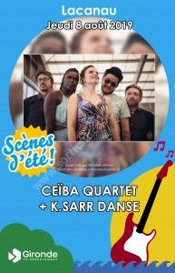 Ceïba quartet et K.Sarr danse