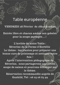 Table européenne