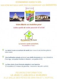 Réunion d'Information : Ma Commune, Ma Santé