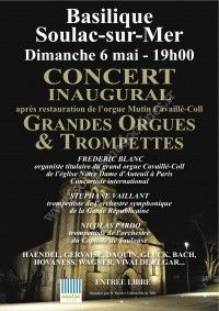 Concert inaugural Orgue Mutin Cavaillé-Coll