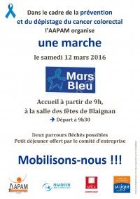 Une Marche pour Mars Bleu