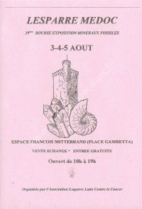 Exposition et Bourse Aux Minéraux et Fossiles