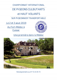 Championnat International de pigeons Culbutants et Haut-Volants