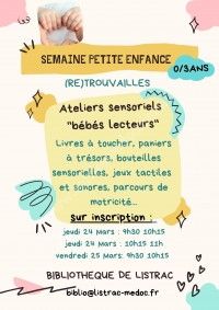 Ateliers Sensoriels Bébés lecteurs