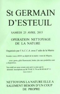 Opération nettoyage de la nature