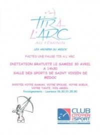 Initiation tir à l'arc au féminin