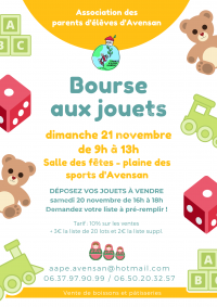 Bourse aux jouets