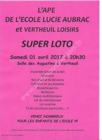 LOTO APE VERTHEUIL