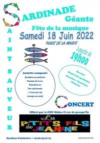 Sardinade et Fête de la Musique 2022