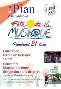 Marché des Producteurs de Pays & Fête de la Musique 2019