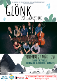 Concert épopée acoustique : Glönk