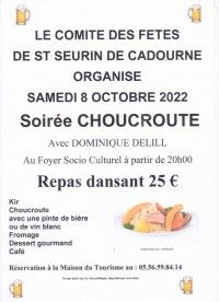 Soirée Choucroute