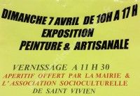 Exposition Peinture et Artisanale