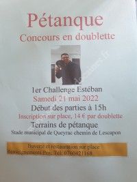 Pétanque - Concours en doublette