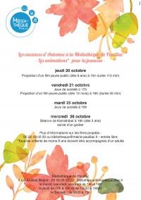 Les Vacances d'Automne à la Médiathèque de Pauillac