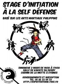 Stage d'Initiation à la Self Défense