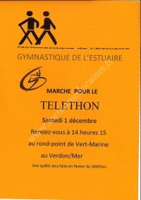 Marche au Profit du Téléthon 2018