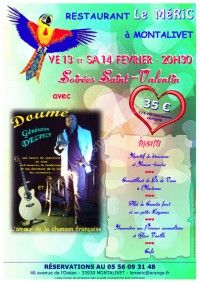 SOIREE  SAINT VALENTIN