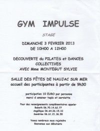 Stage Pilates et danse collective