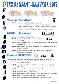Fêtes de St-Sauveur 2017