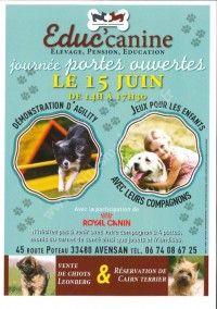 Journée Portes Ouvertes Educ'Canine