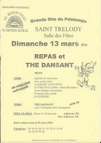 Repas et Thé Dansant