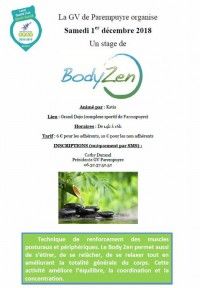 Stage de Body Zen