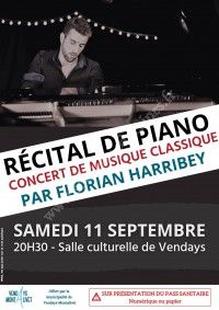 Récital de piano : Florian Harribey