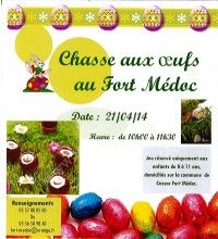 Chasse aux Oeufs de Pâques au Fort Médoc