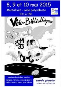 Vide bibliothèque, BD, comics, vieux papiers, bric à brac