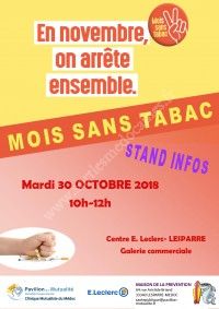 Stand mois sans tabac