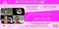 VERNISSAGE EXPOSITION Ma vie en jeune et rose
