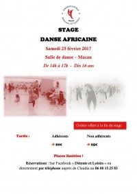 Stage Danse Africaine