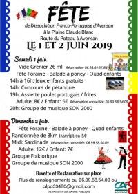 Fête de l'Association Franco-Portugaise d'Avensan 2019