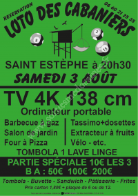 Loto des cabaniers