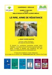 Le rire arme de résistance par Mr Jean-Pierre Gauffre