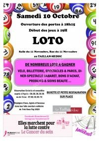 Grand Loto de l'Association Solidaire AméléRoseS