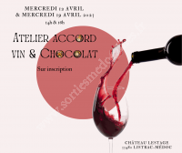 Ateliers de dégustation Accord Vins et Chocolats