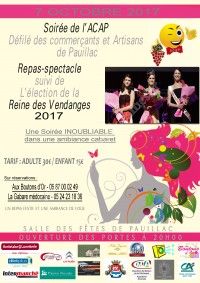 Soirée ACAP - Reine des Vendanges 2017