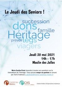 Jeudi des Séniors : Héritages ...