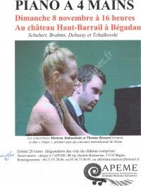 Concert Piano à 4 mains