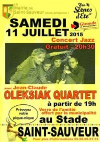Concert Jean-Claude Oleksiak Quartet