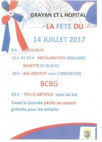 Fête du 14 juillet 2017